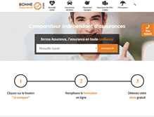 Tablet Screenshot of bonne-assurance.com